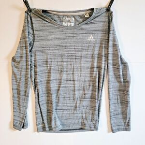 Adidas ~ Gray Climalite Ultimate Tee Activewear ~ Women's Size Medium